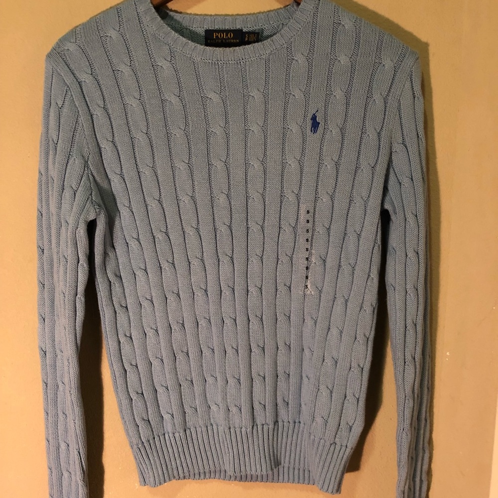 Blue Polo Sweater